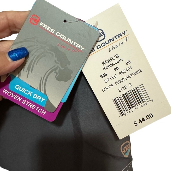 Free Country - 2 Swimsuit tops with one matching bottoms; all size Small NWT - Picture 4 of 15